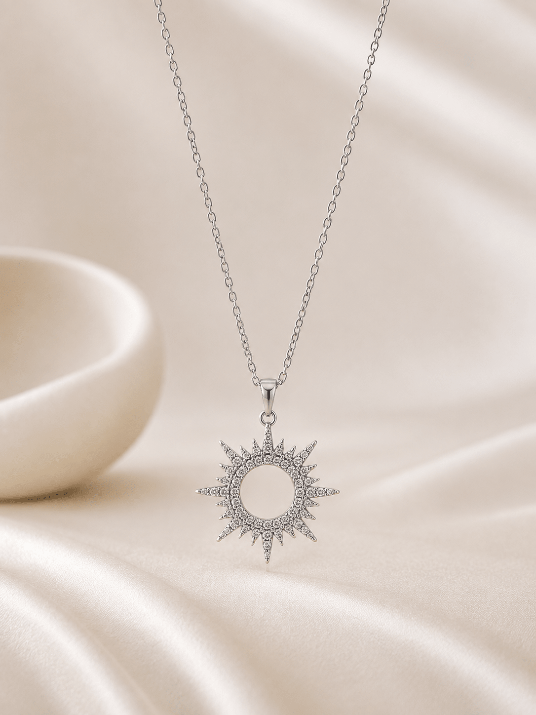 Collar Helia Plateado 2