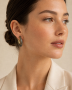 Pendientes Alba gris pizarra 