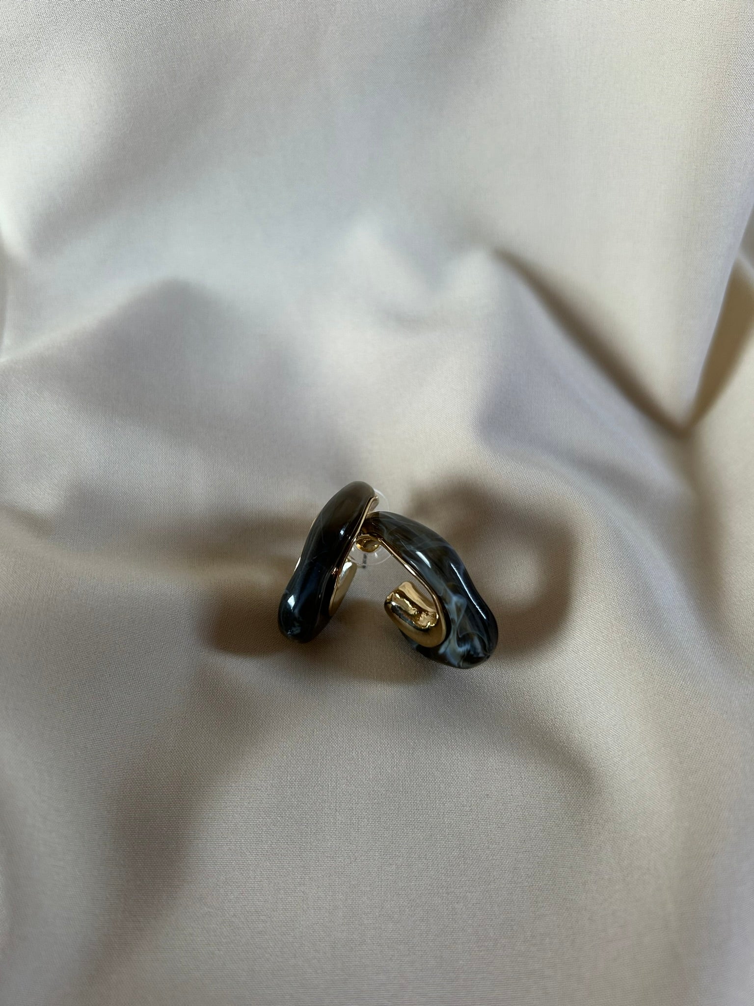 Pendientes Alba gris pizarra 2