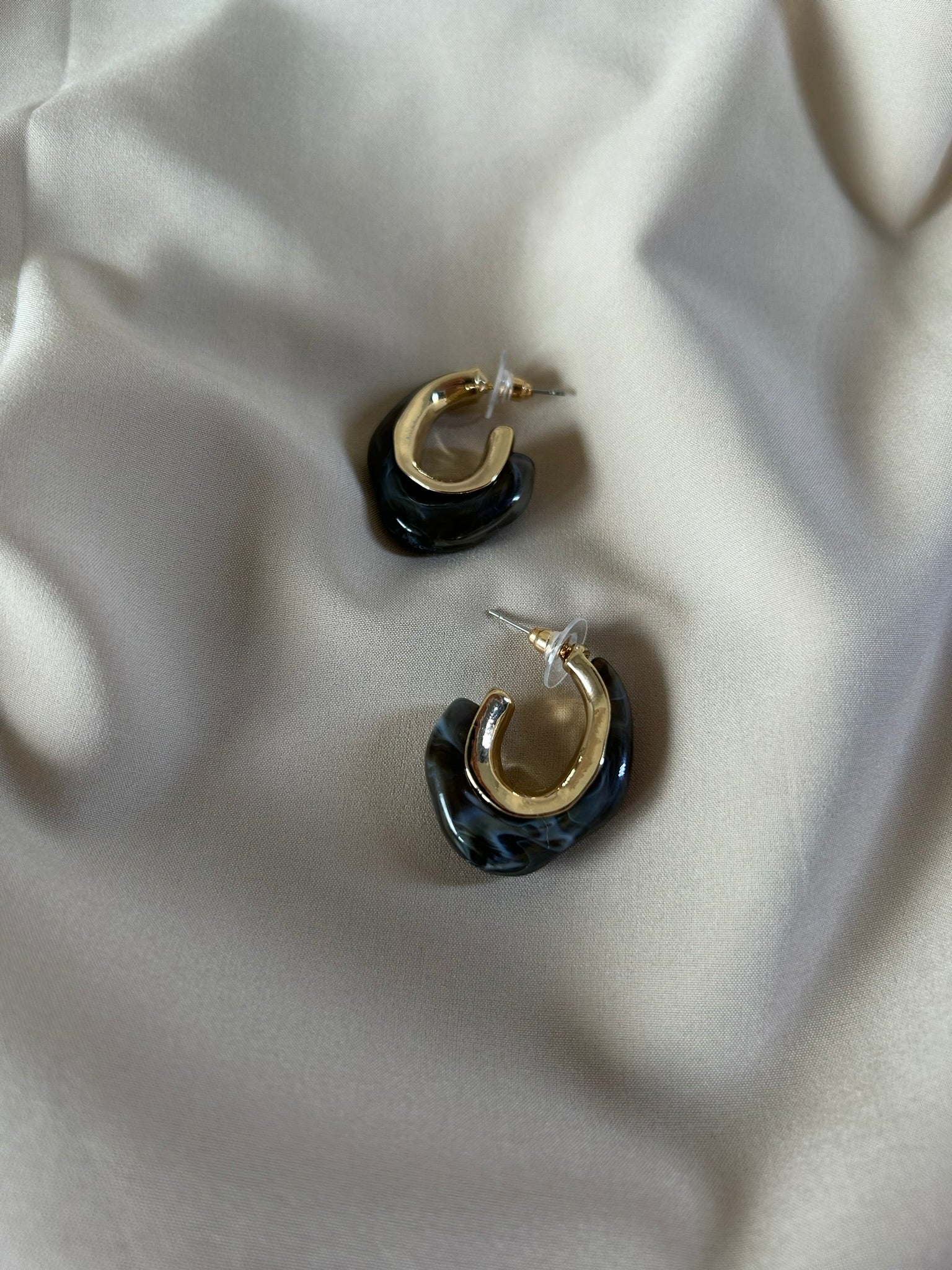 Pendientes Alba gris pizarra 3