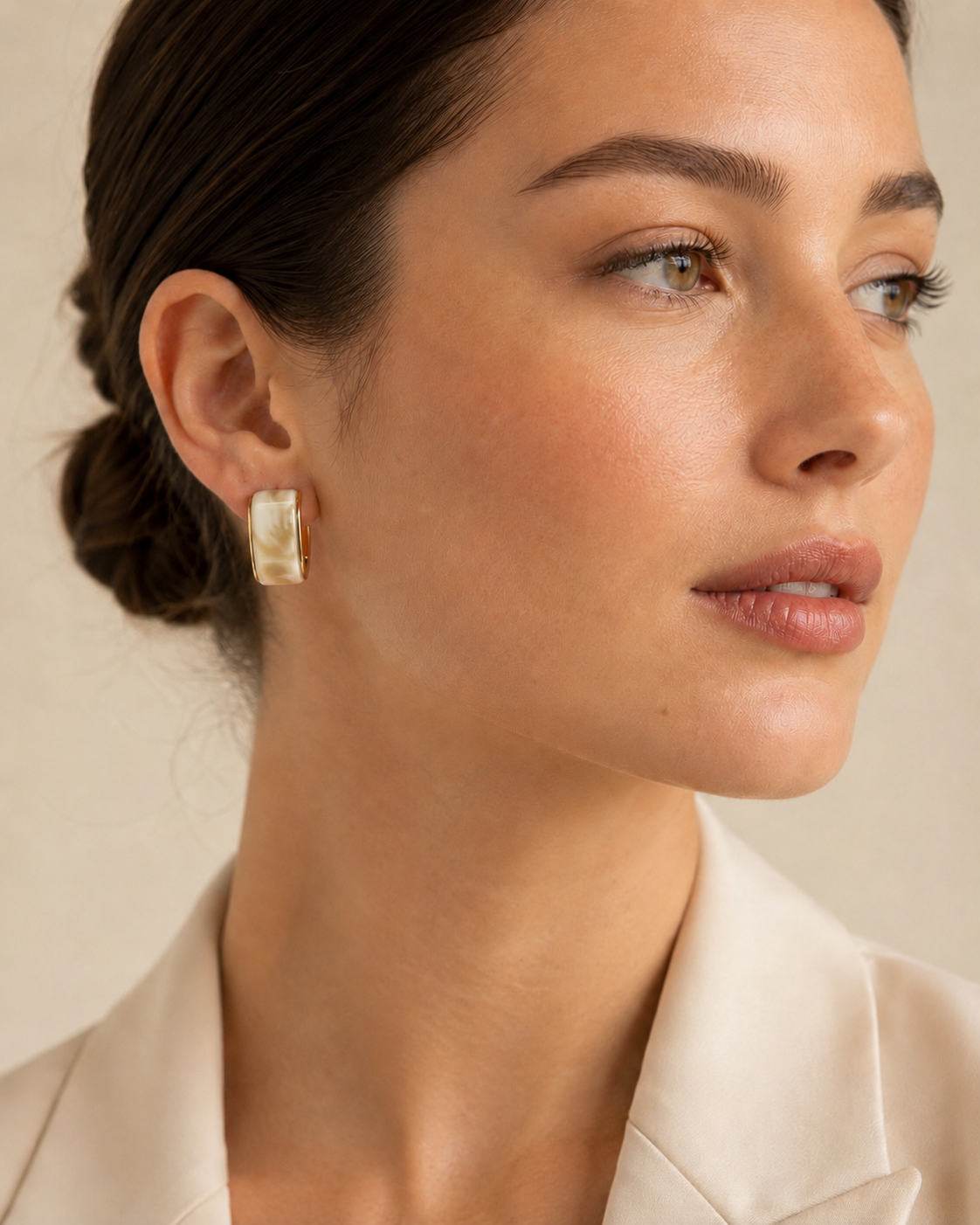Pendientes Nerea Marfil 