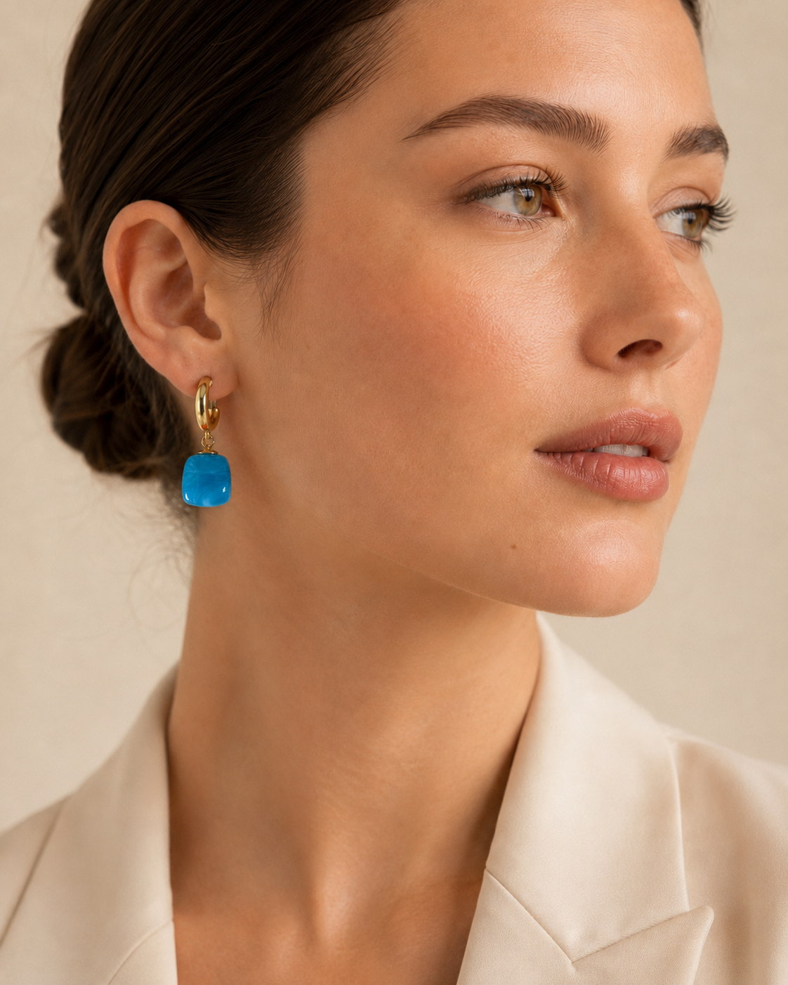 Pendientes Nora azul