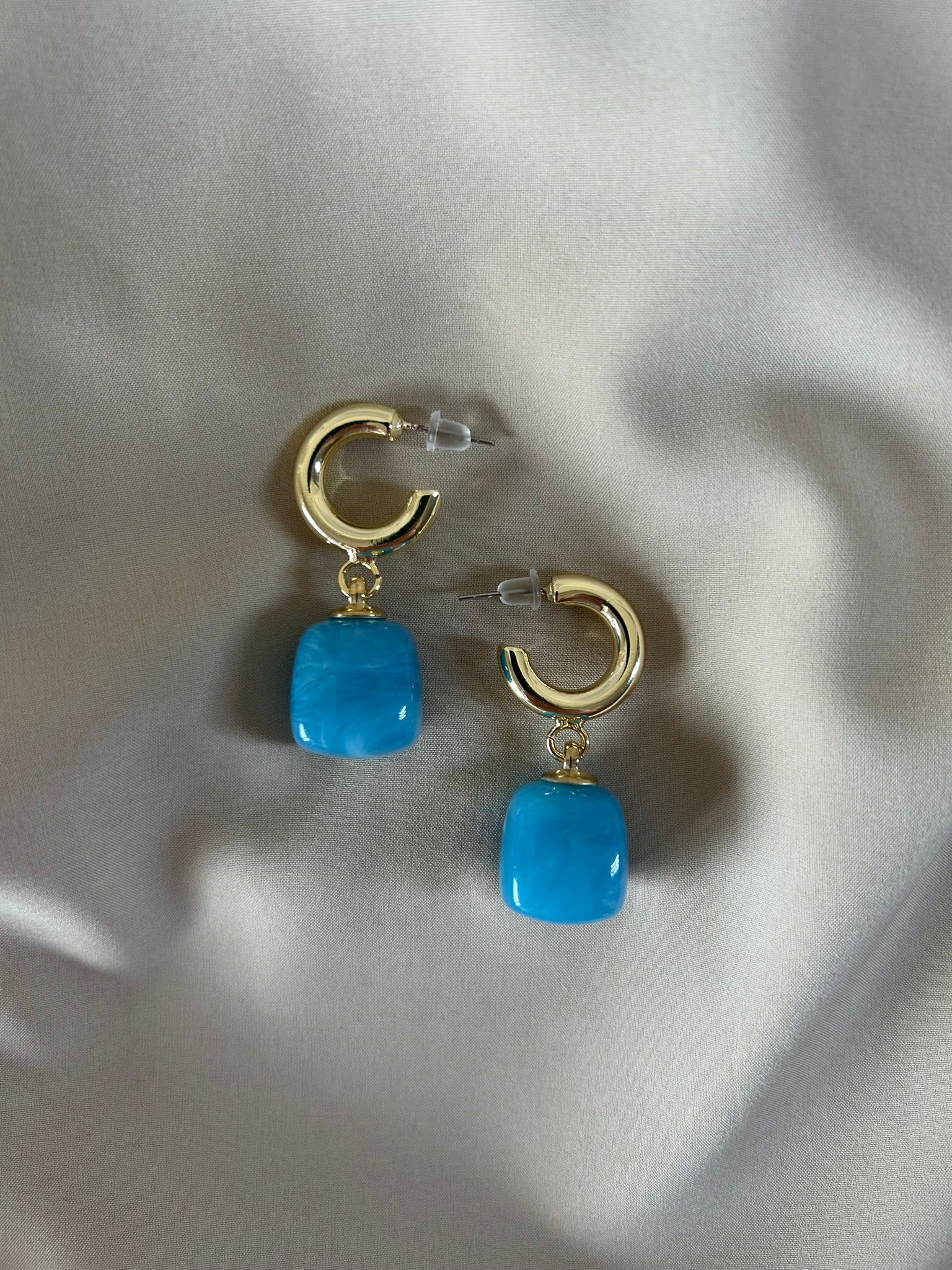 Pendientes Nora azul 2