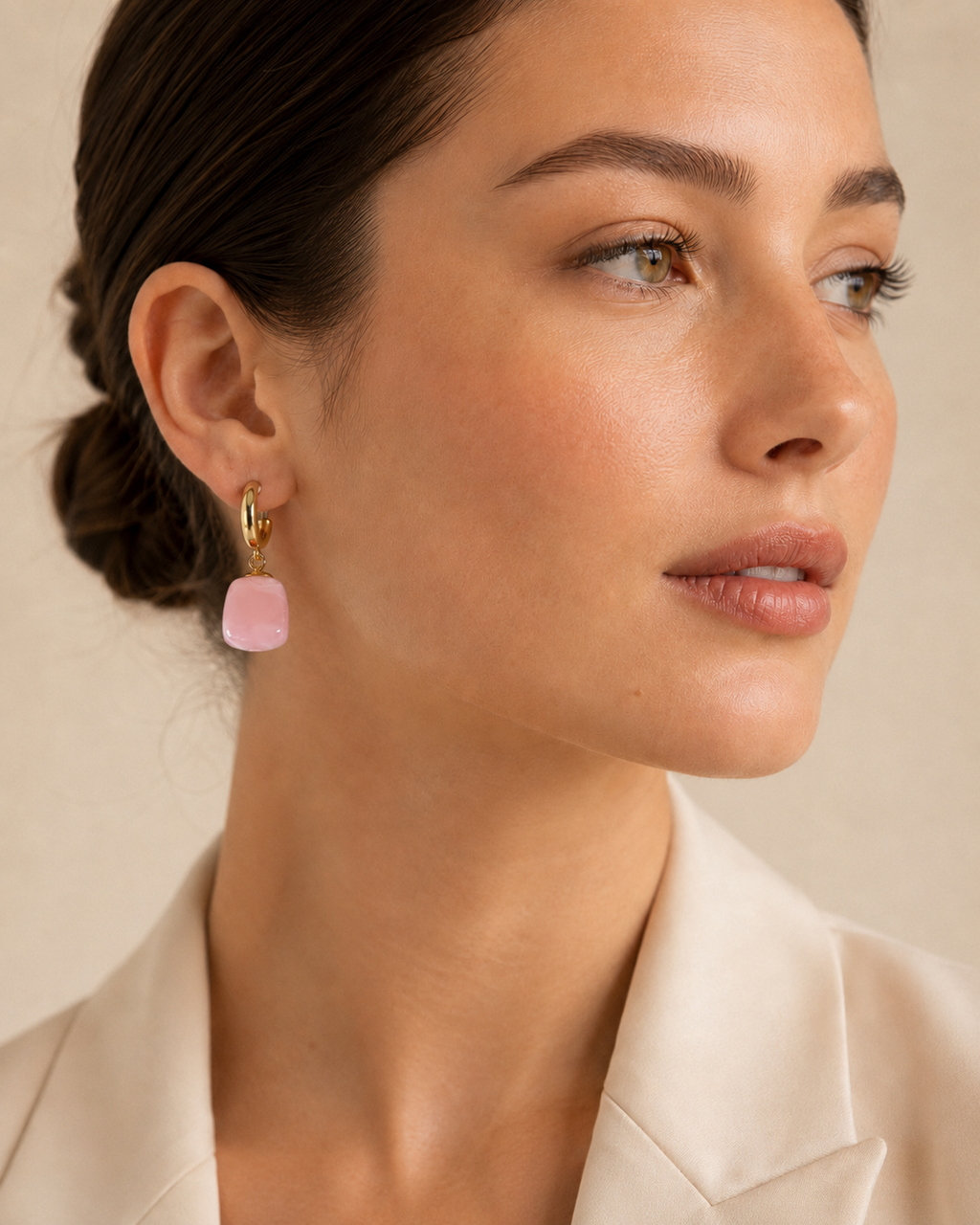 Pendientes Nora rosa