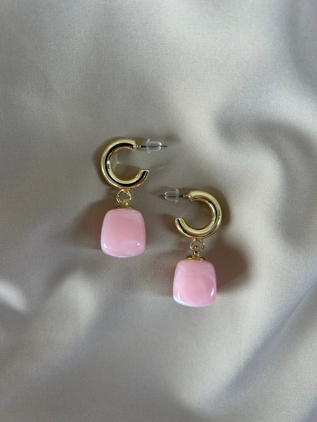 Pendientes Nora rosa 2