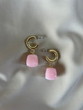 Pendientes Nora rosa 2