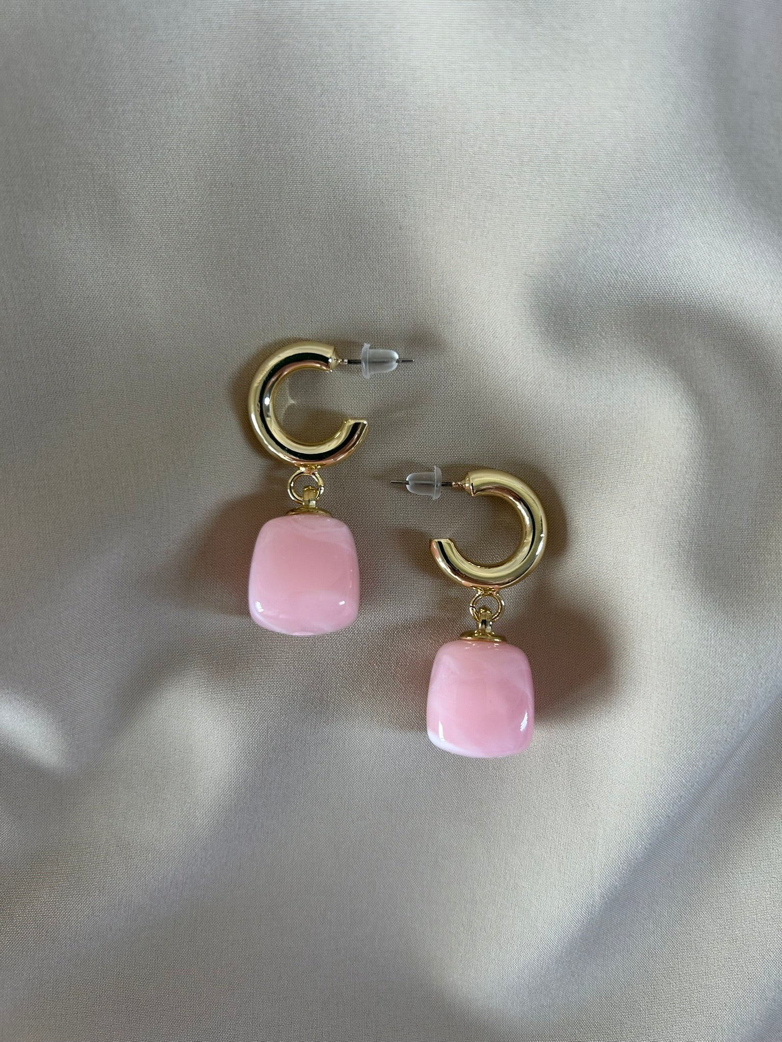 Pendientes Nora rosa 2