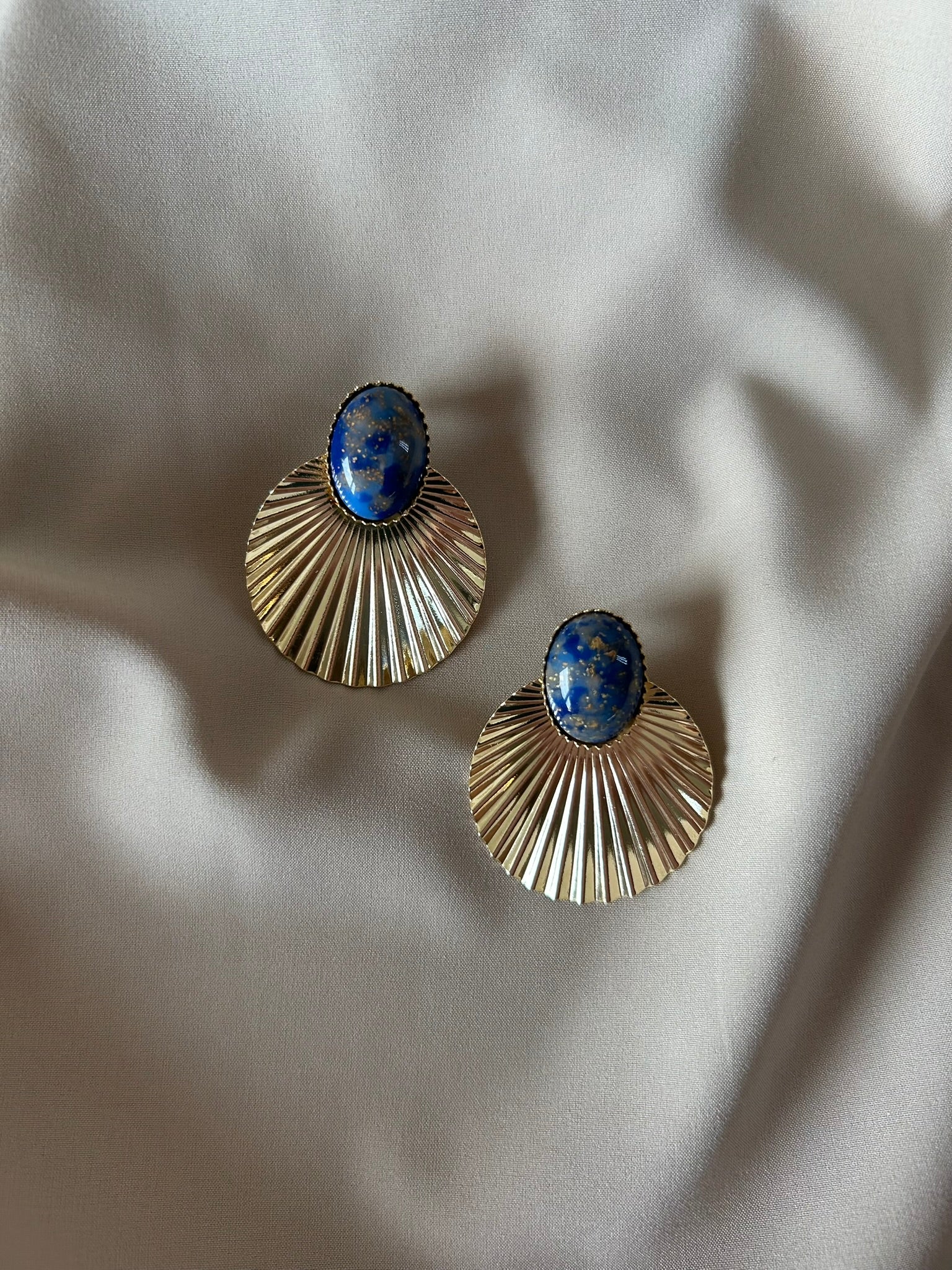 Pendientes Selene azul intenso 2