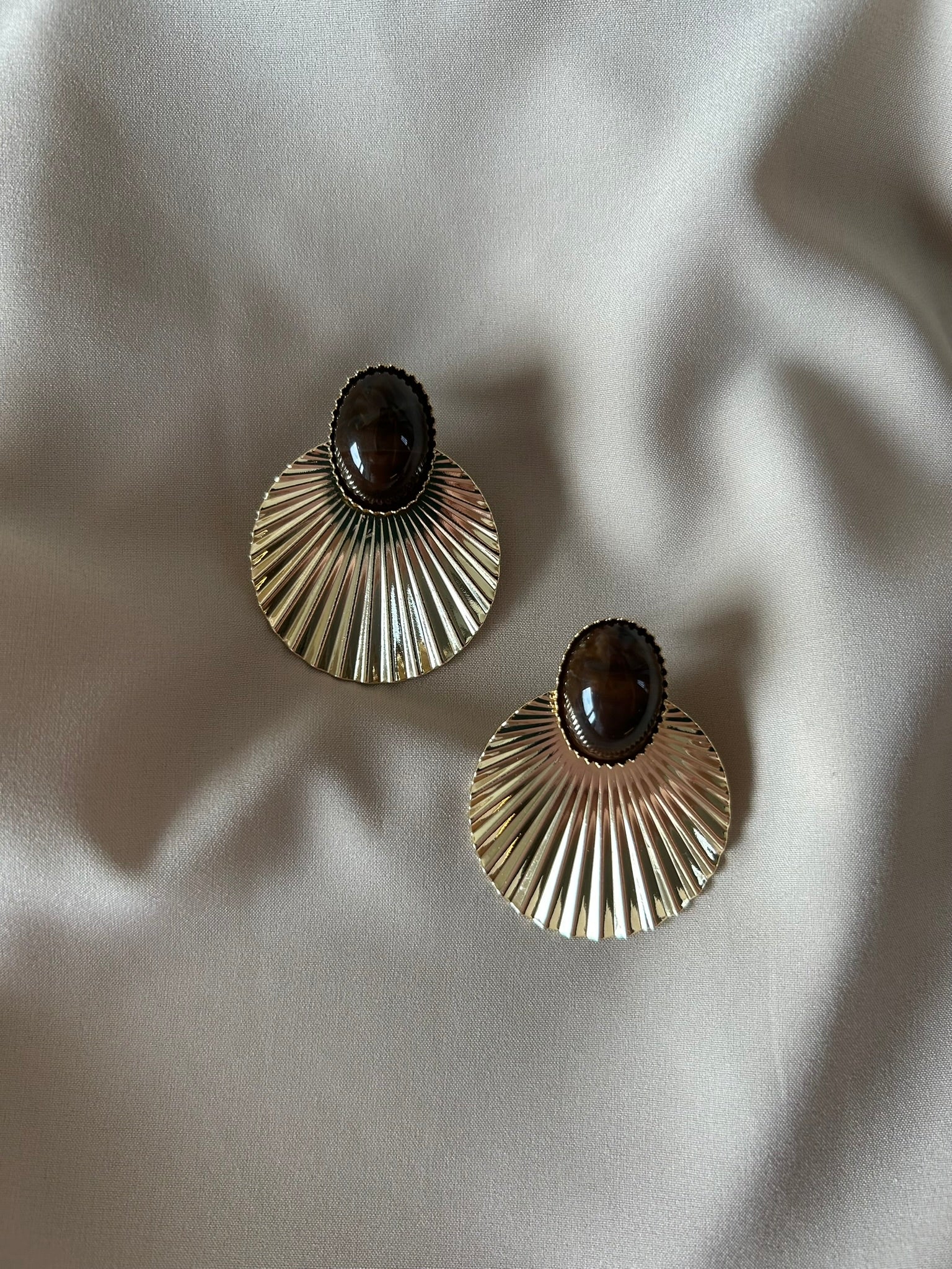 Pendientes Selene marrón 2