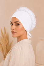 Gorro Interior de encaje BLANCO 1