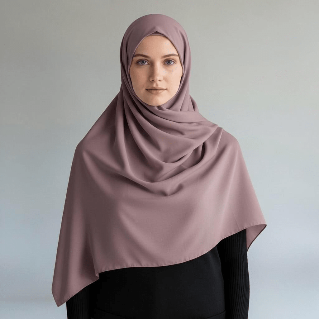 Hijab Monaco Relax Taupe rosado 1