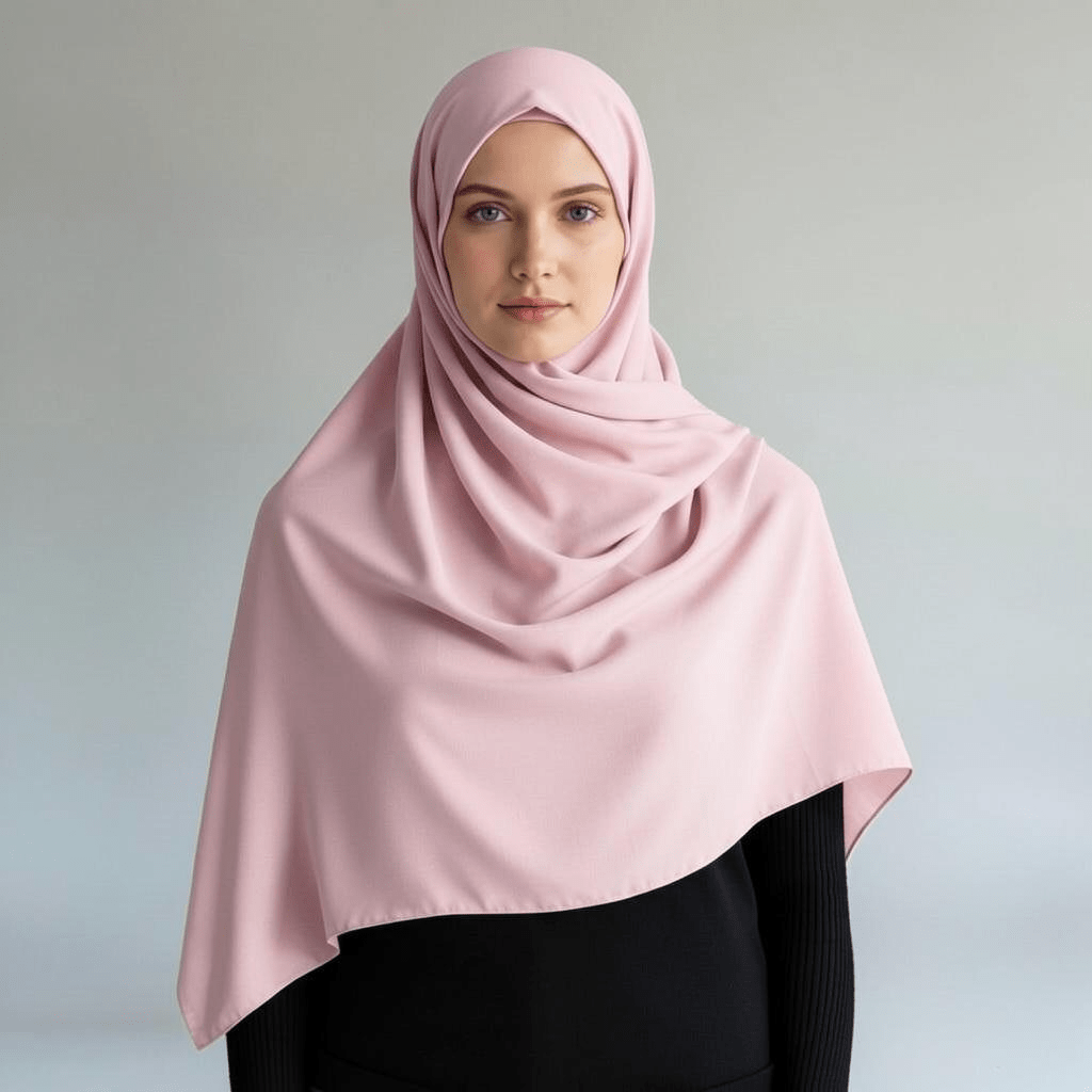 Hijab Monaco Relax Rosa Bebé 1
