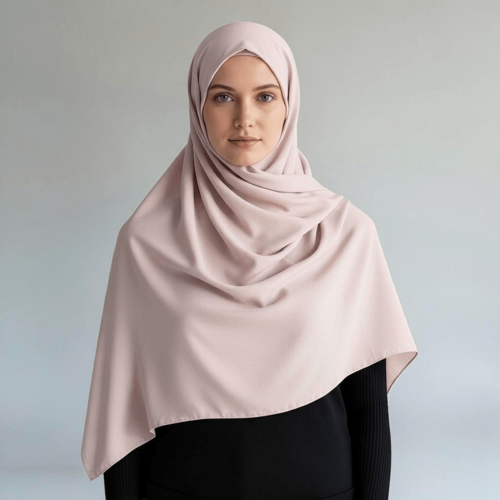 Hijab Monaco Relax Rosa Nude 1