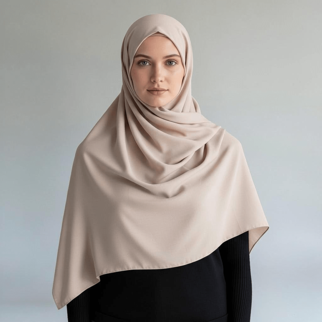 Hijab Monaco Relax Nude rosado 1 
