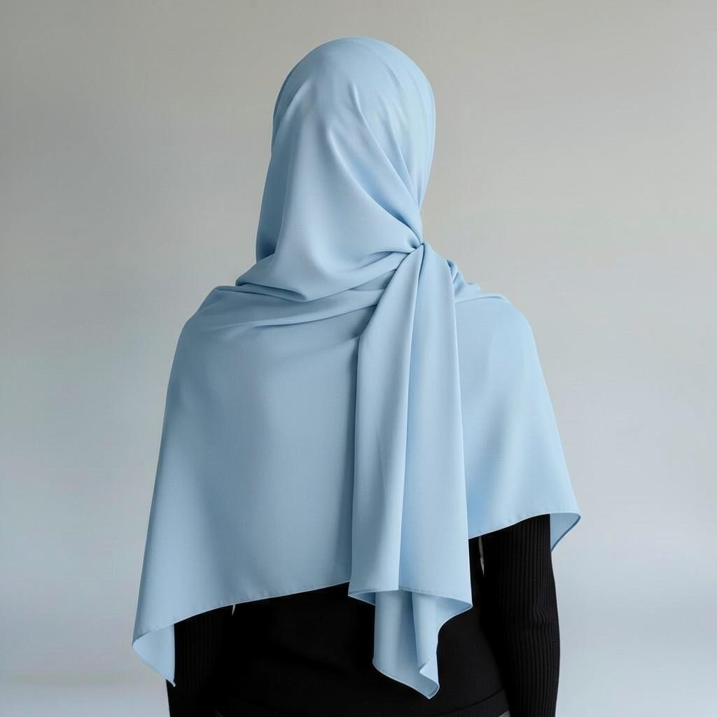 Hijab Monaco Relax Azul cielo 2