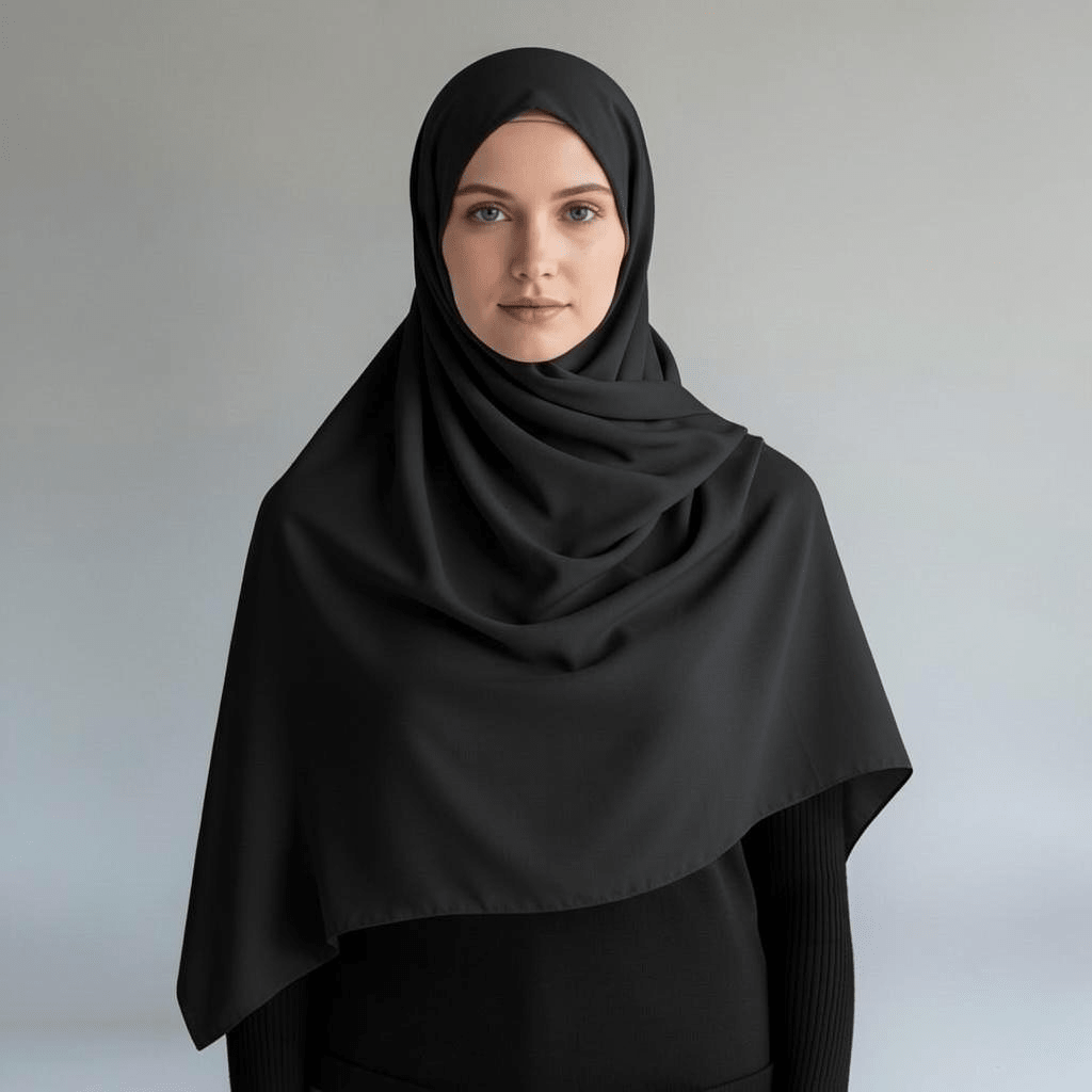 Hijab Monaco Relax Negro 1