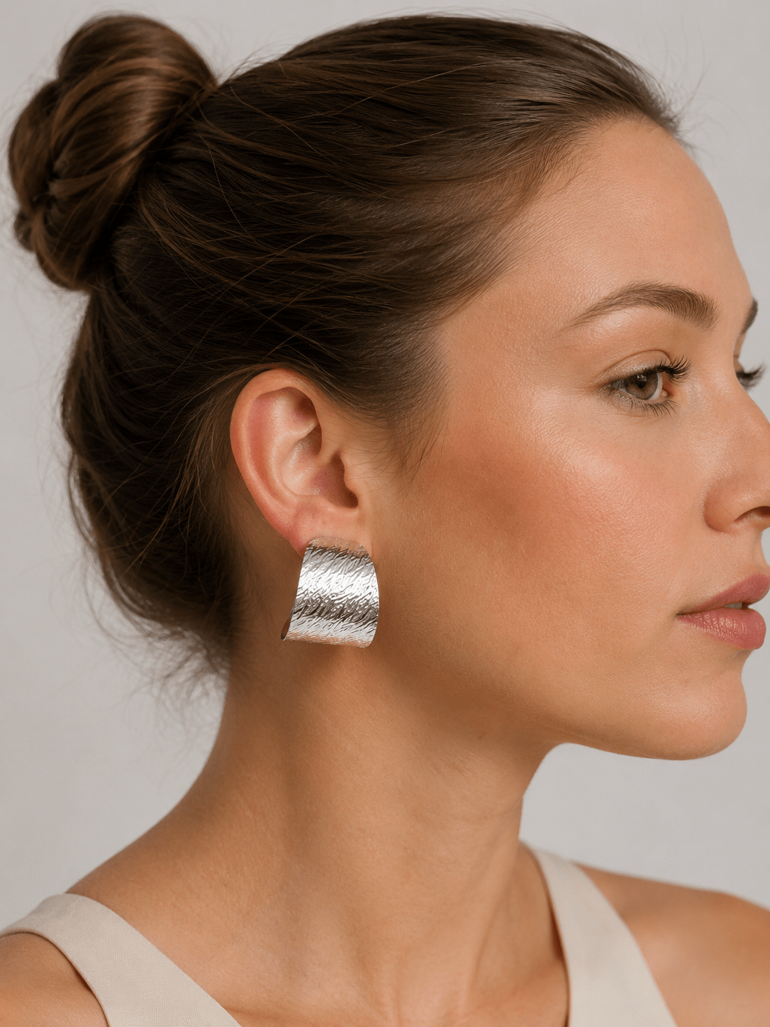 Pendientes Duna Plateado 2