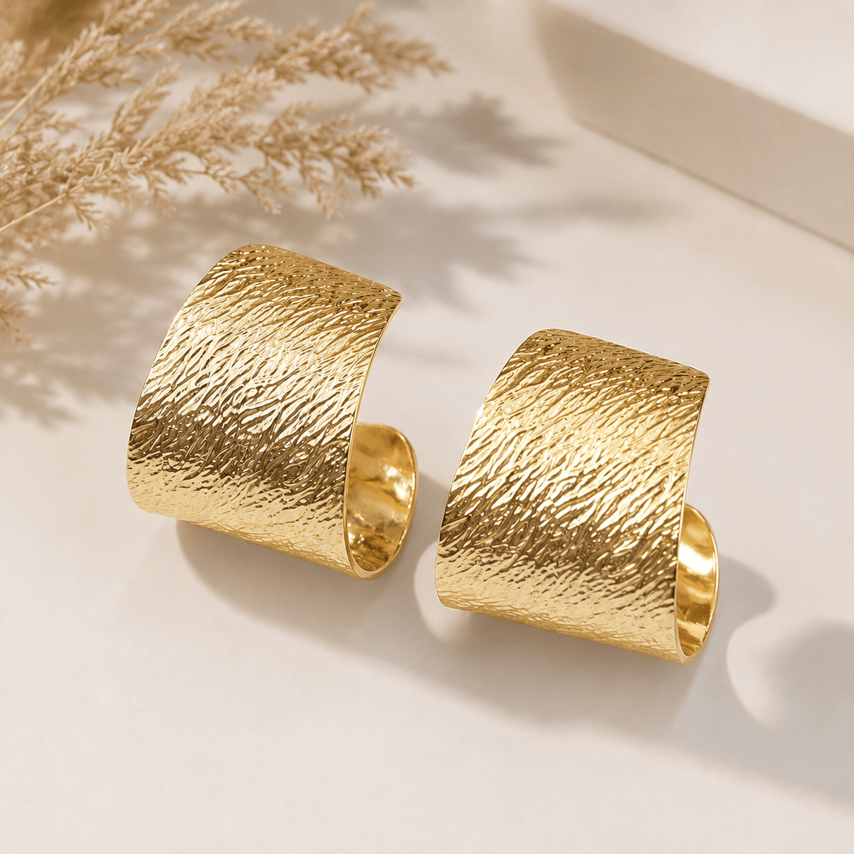 Pendientes Duna Dorado