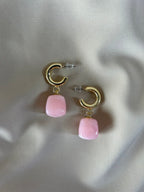Pendientes Nora rosa 2