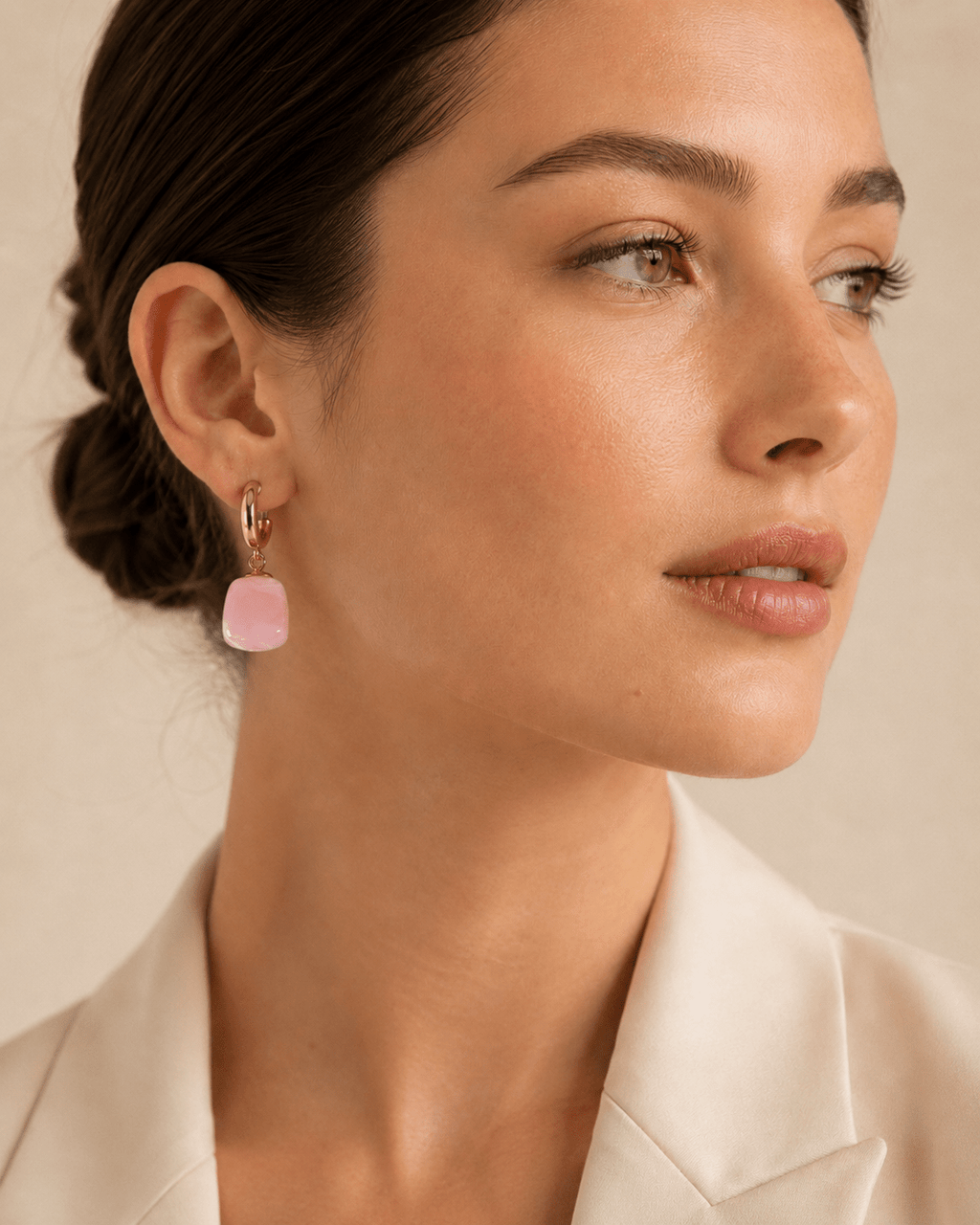 Pendientes Nora rosa