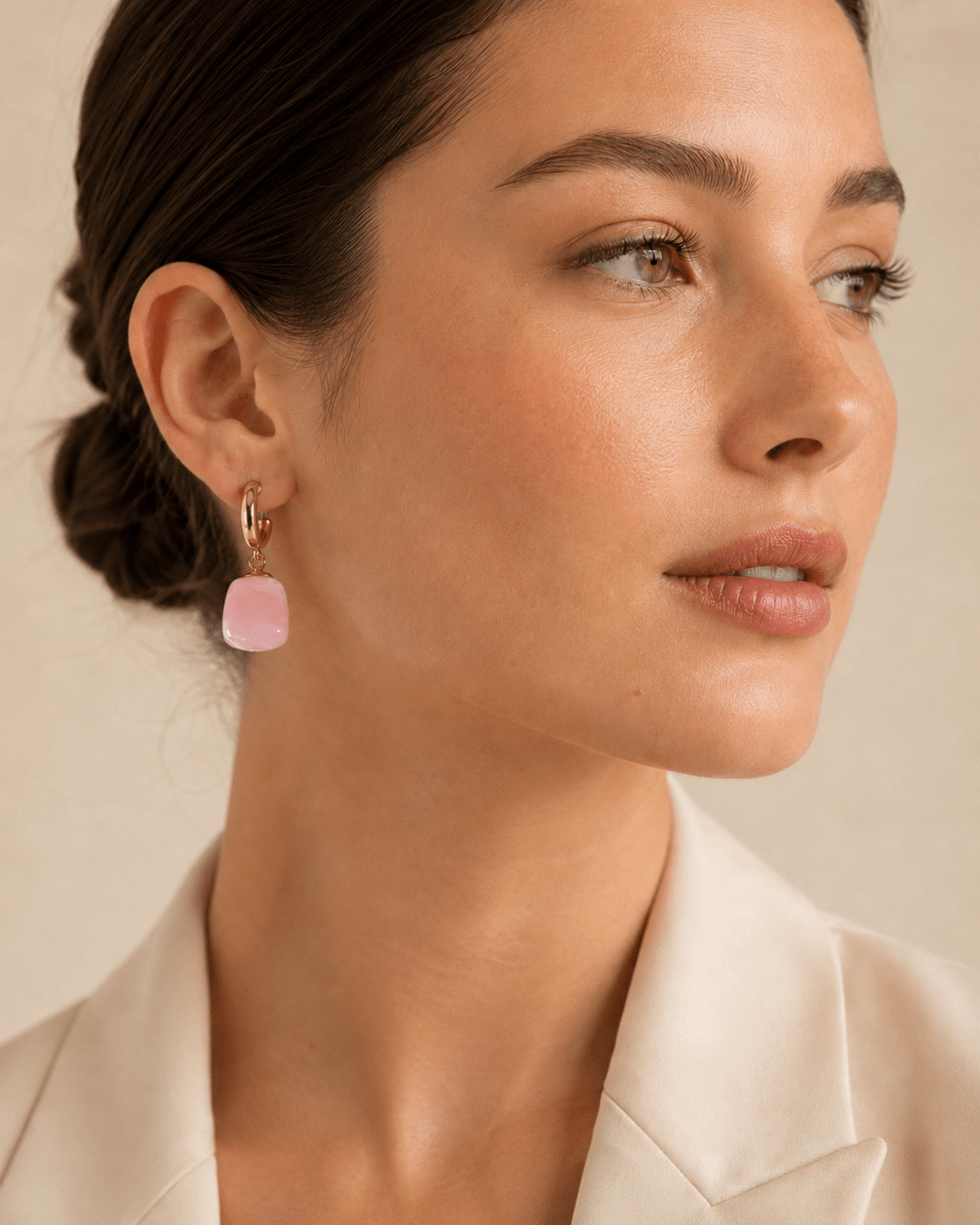 Pendientes Nora rosa